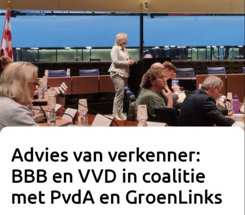 Verkenner adviseert brede middencoalitie in Noord-Brabant: BBB-VVD-PvdA-GroenLinks.
