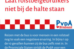 PvdA Brabant stelt vragen over toegankelijkheid van het busvervoer voor rolstoelgebruikers